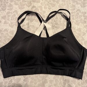 Under Armour Black Sports Bra with Adjustable Cross-Back Straps